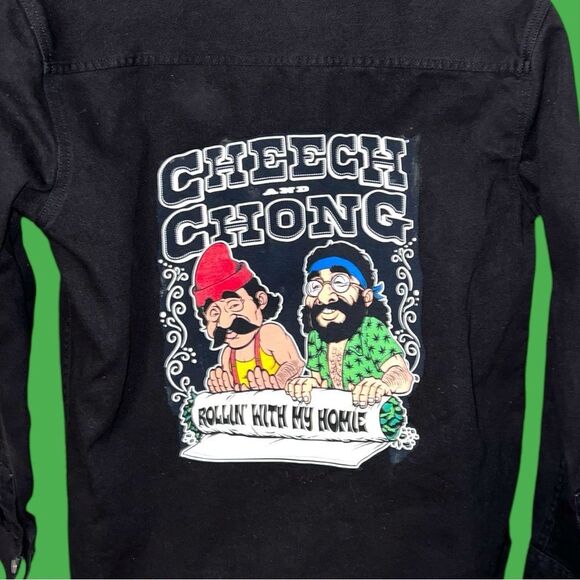 Cotton & Co. re vamped black jean jacket. - Picture 6 of 8